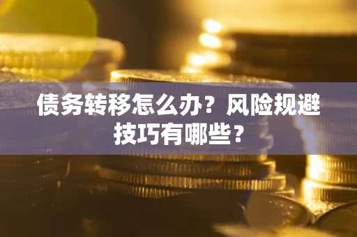 武汉债务转移怎么办?风险规避技巧有哪些? 武汉债务转移怎么办?风险规避技巧有哪些?