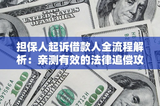 武汉担保人起诉借款人全流程解析:亲测有效的法律追偿攻略 武汉担保人起诉借款人全流程解析:亲测有效的法律追偿攻略